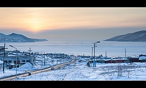 Sea of Okhotsk seen from Nagaev Bay.jpg
