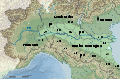Italy Bassa padana map-fr.svg