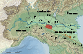 Italy bassa parmense on bassa padana map.svg