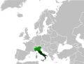 Italian Peninsula in Europe.svg