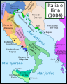 Italy and Illyria 1084 AD-es.svg