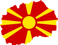 Flag map of North Macedonia.svg